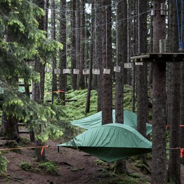 Tree tents na Fräkmüntegg