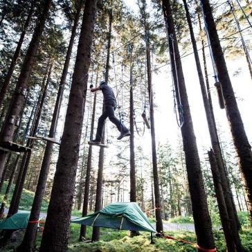 Tree tents na Fräkmüntegg